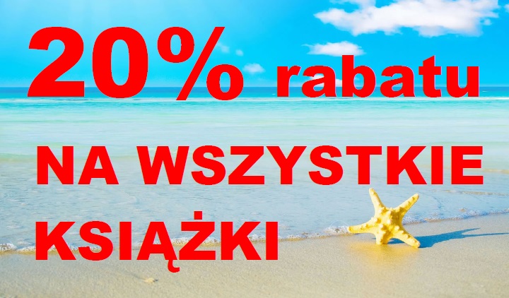 20 proc rabatu na wszystkie książki